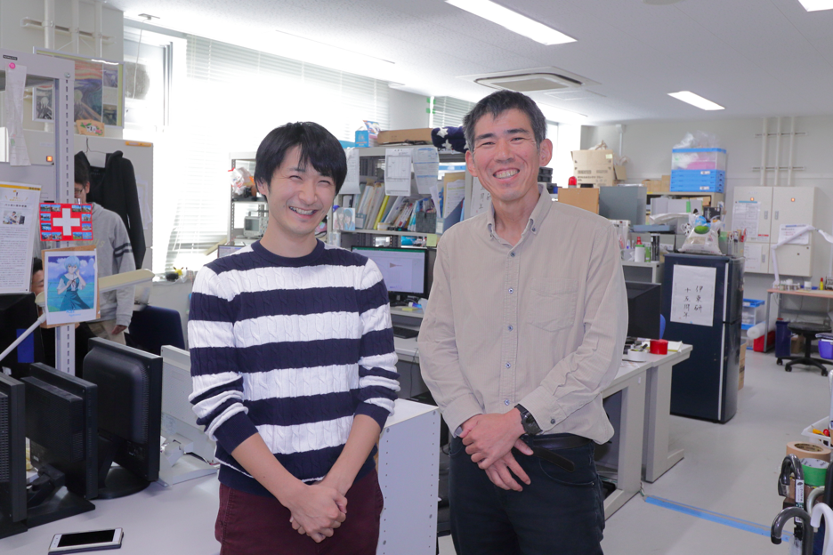Keita Ohata with Prof. Itoh